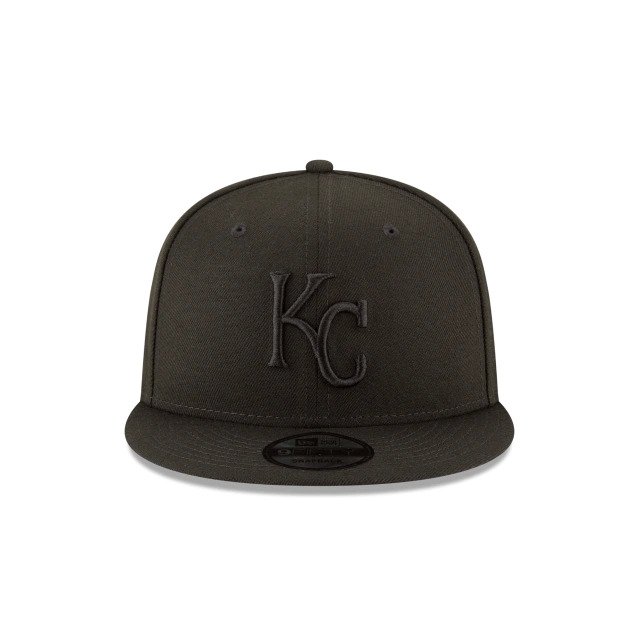 New Era 11591050 Kansas City Royals MLB Basic Snapback On Black 950 Adjustable Cap, Black