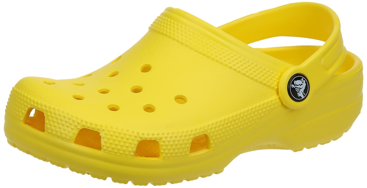 Picture of Crocs 10001-7C1-M8W10 Unisex Classic Clogs&#44; Lemon - Size M8W10