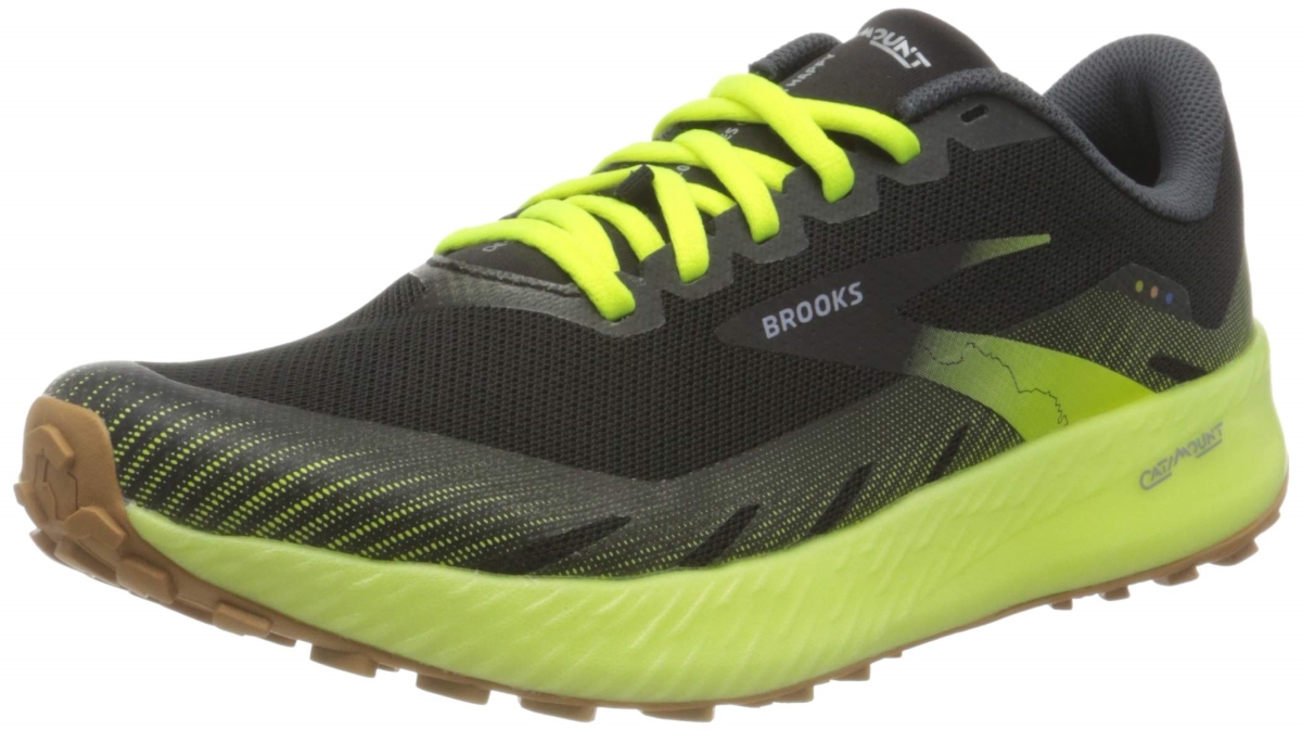 Mens Catamount Trail Running Shoe, Black & Nightlife - Size 9