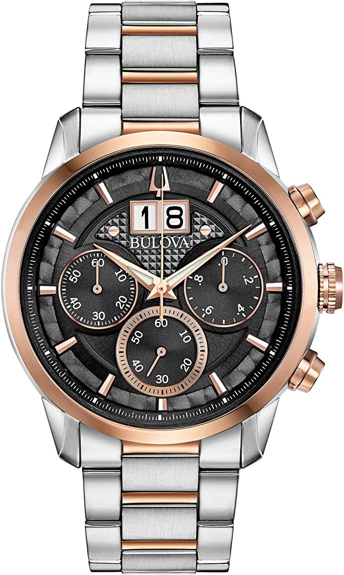 Picture of Bulova 98B335 Classic Chronograph Two-Tone Mens Watch