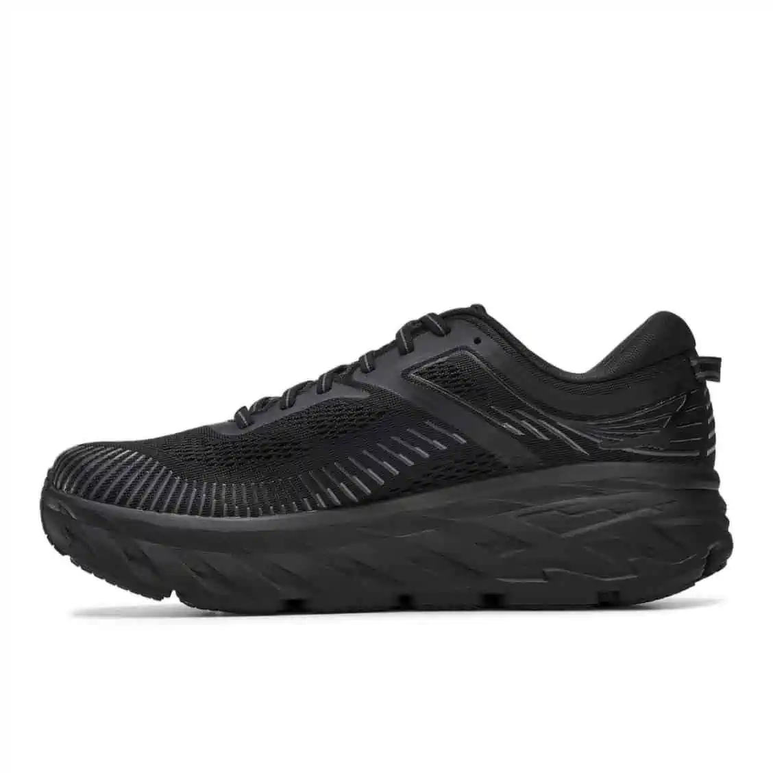 1110518-BBLC-09 One One Bondi 7 Mens Running Shoes, Black - Size 9 -  Hoka