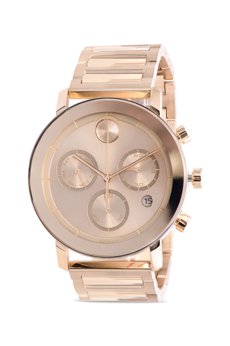 3600682 Bold Evolution Gold Ion-Plated Mens Watch, Stainless Steel -  Movado