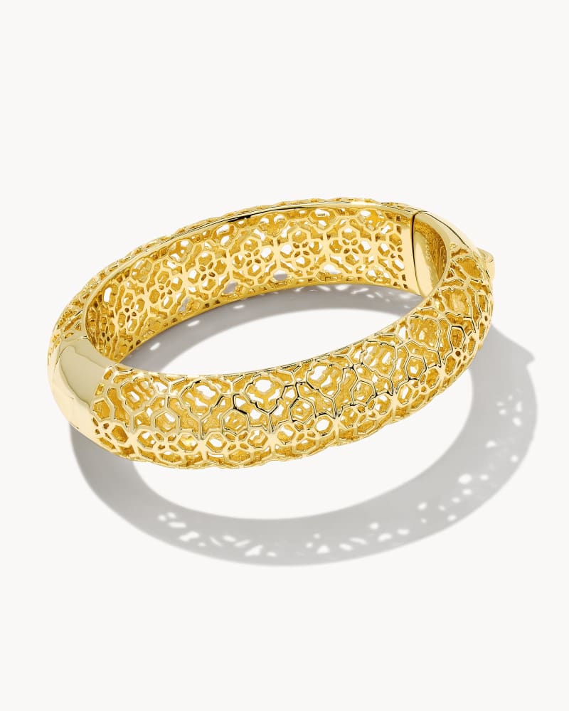 9608800120 Womens Abbie Statement Bracelet, Gold - Medium & Large