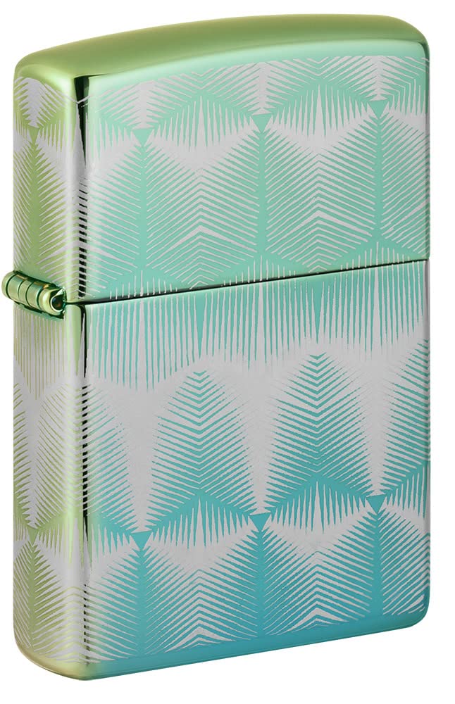2023 Zippo Pattern, High Polish Teal