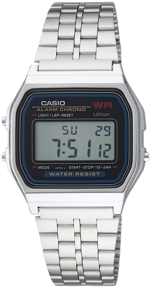 Picture of Casio A159W-N1DF Classic Digital Mens Watch, Black