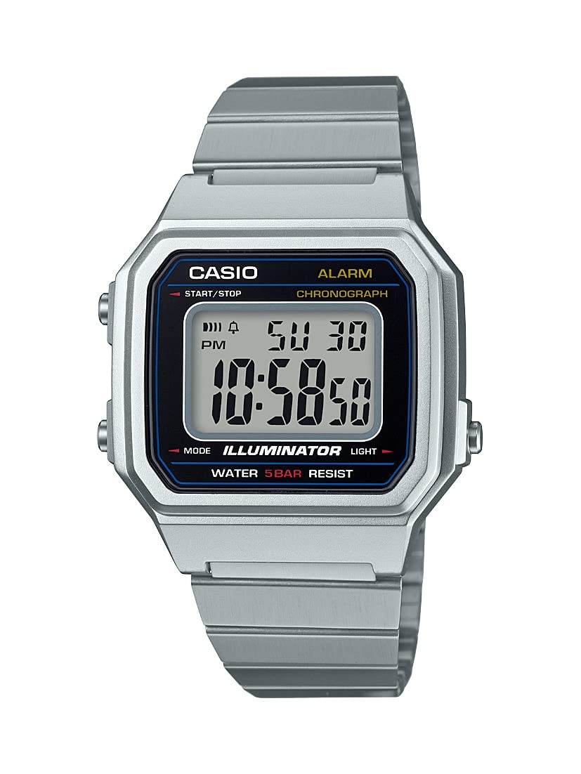 Picture of Casio B650WD-1ADF Vintage Digital Unisex Watch, Stainless Steel