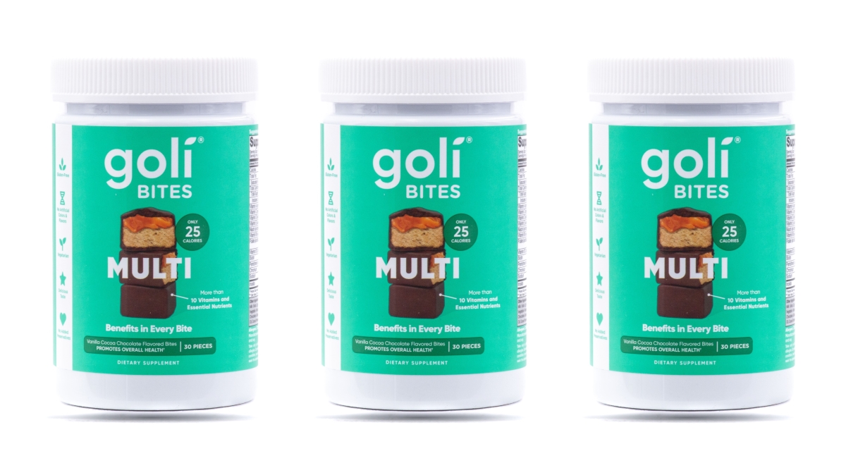Picture of Goli Nutrition GB-MULTI-3PK Multi Vitamin Bites - Milk Chocolate Vanilla Cocoa Flavor - 90 Count