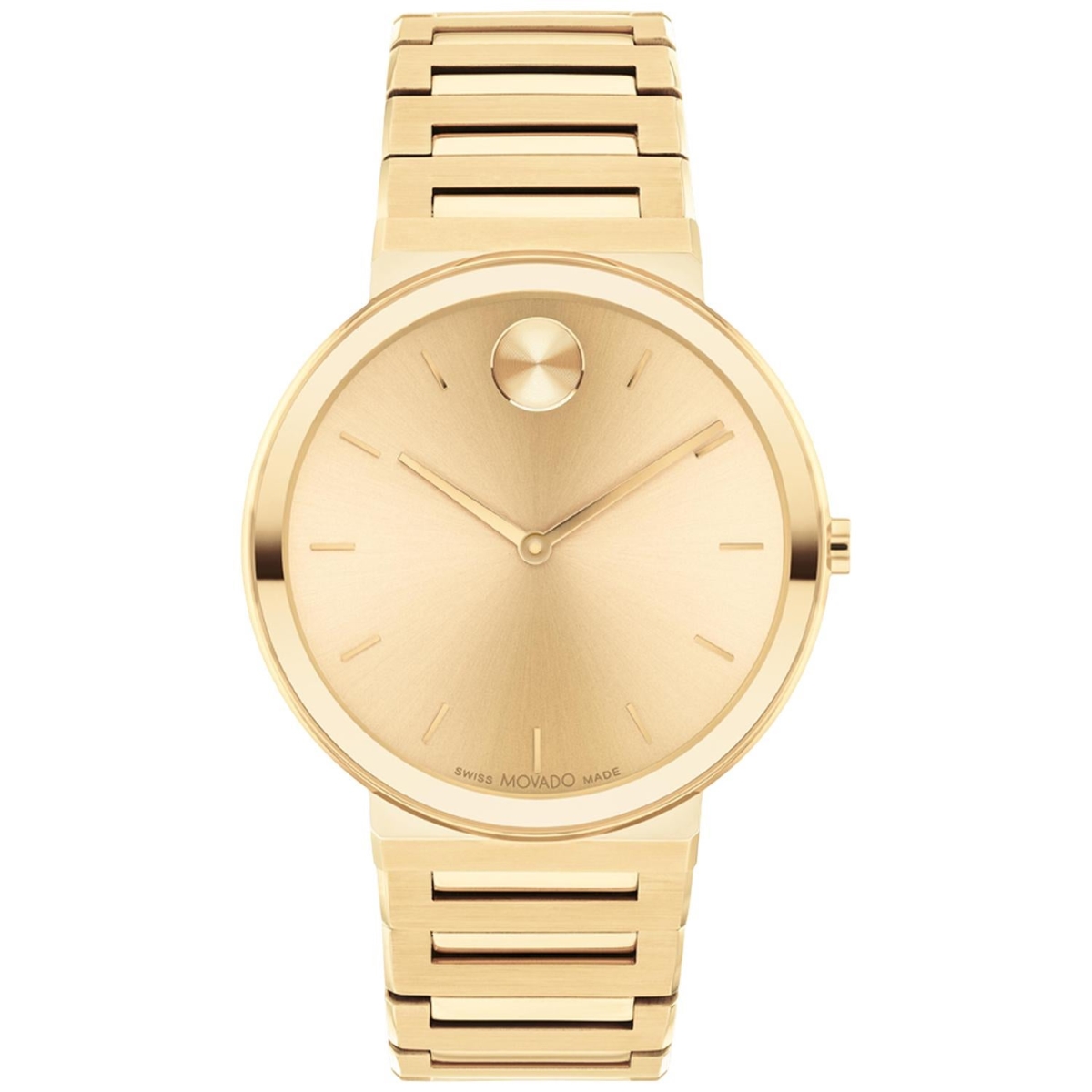 Picture of Movado 3601081 40 mm Bold Horizon Gold-Tone Unisex Watch