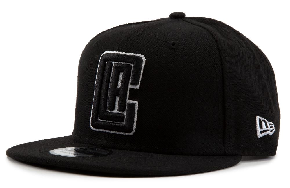 Era 70353694 9Fifty NBA Los Angeles Clippers Snapback Cap, Black - One Size