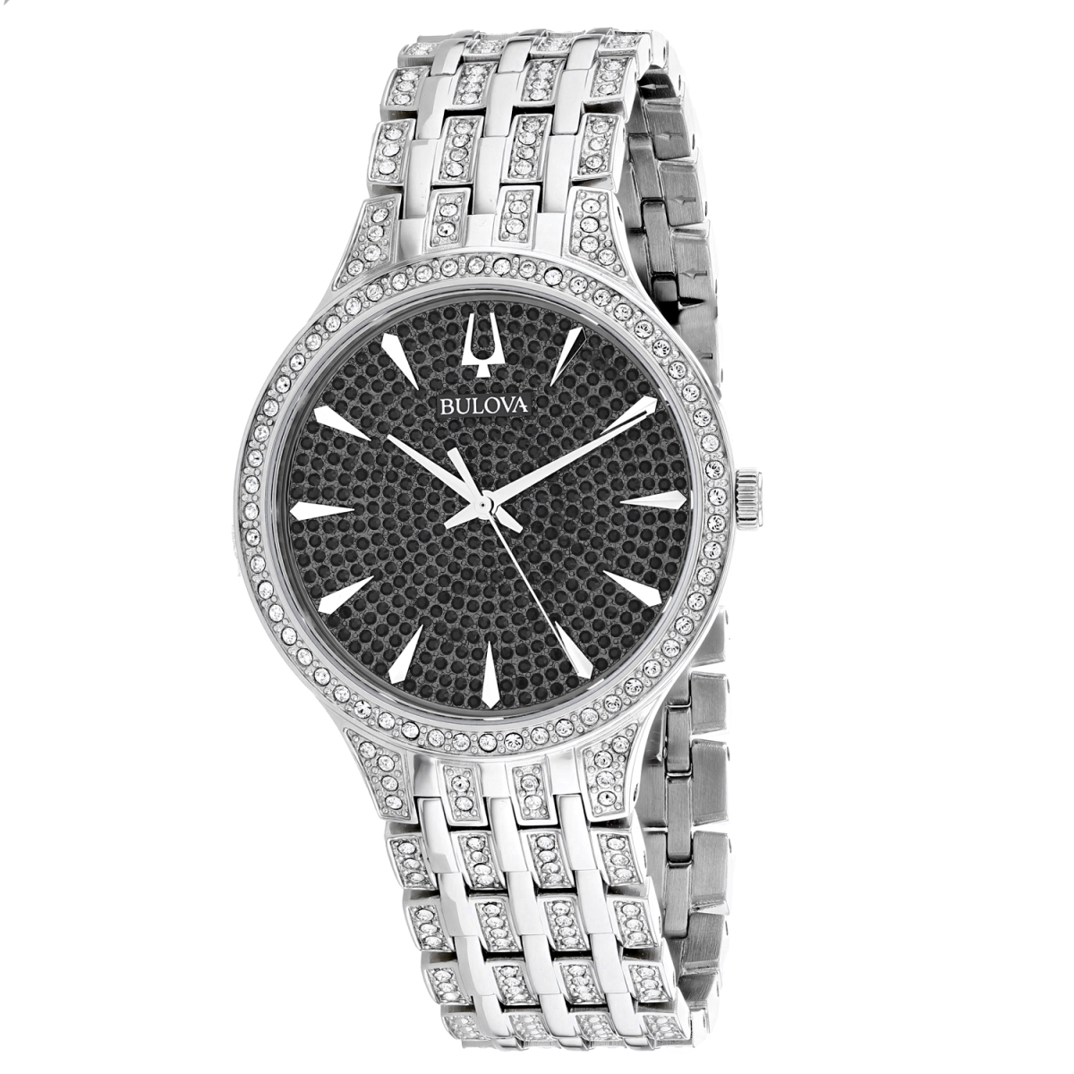 Picture of Bulova 96A227 Crystal Stainless Steel Mens Watch