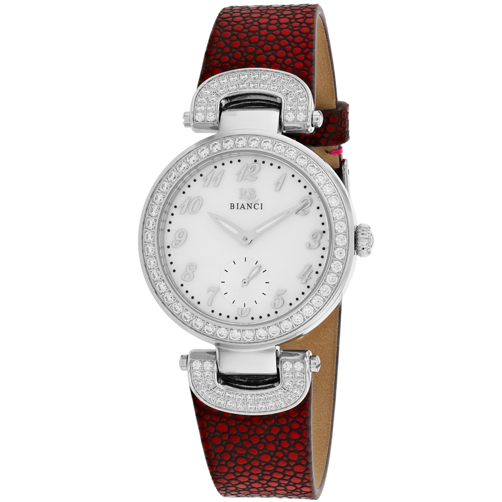 RB0613 Alessandra Automatic White Mother of Pearl Dial Round Ladies Watch