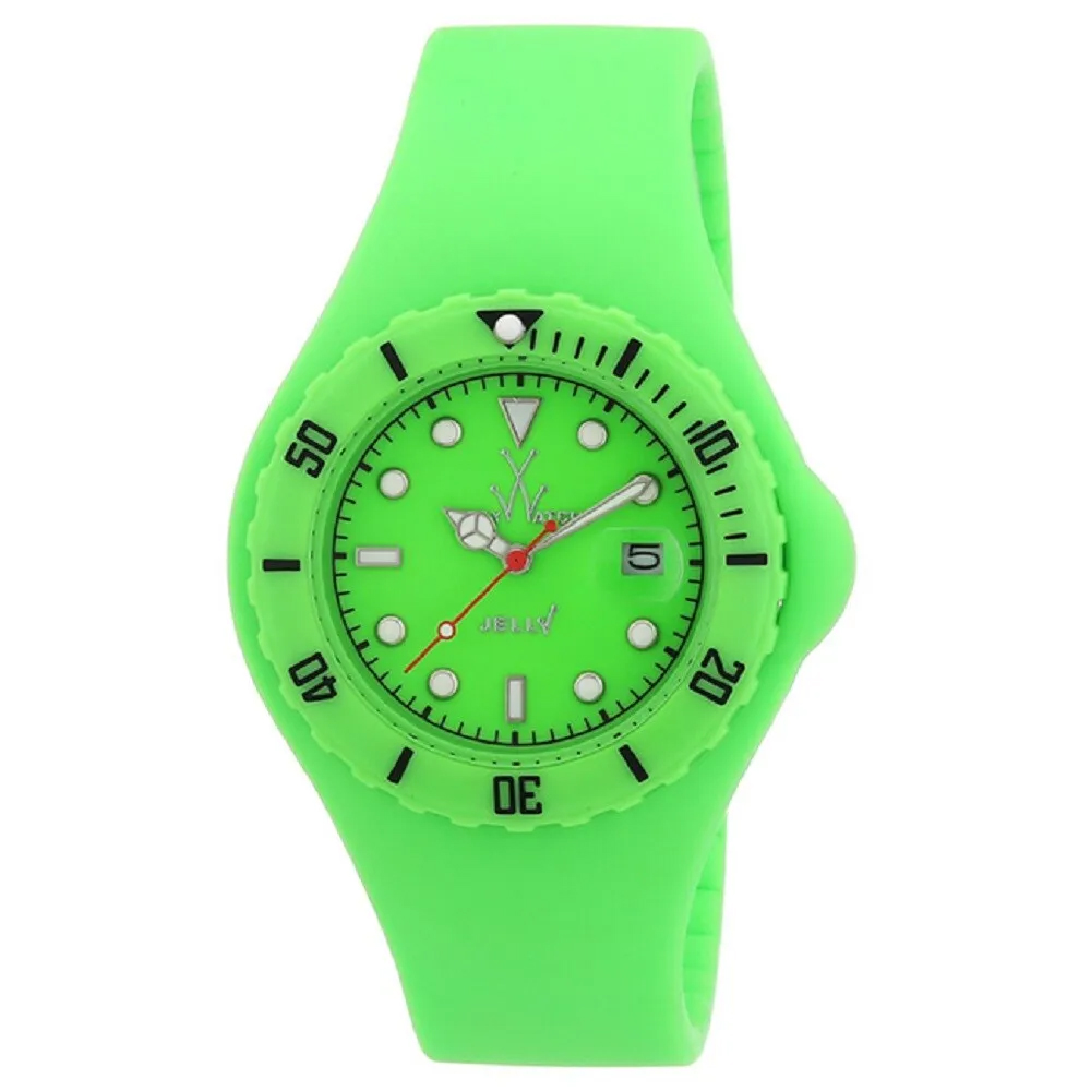 Toy Watch JY05GR Jelly Quartz Green Dial Ladies Watch