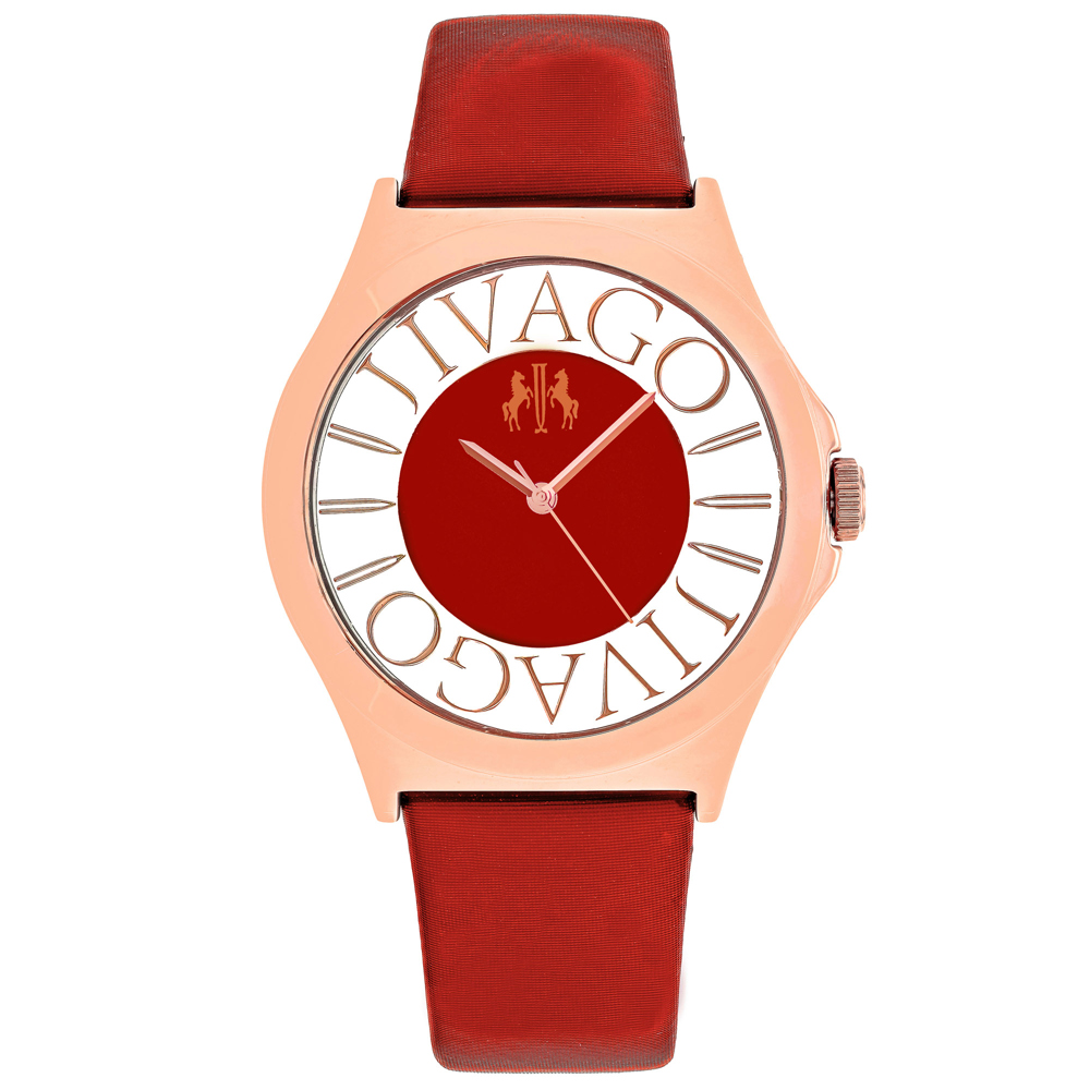 JV8436 Fun Quartz Pink Dial Round Ladies Watch