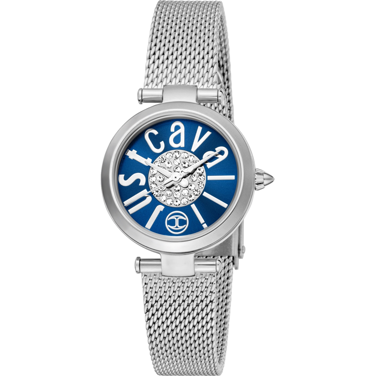 JC1L280M0035 Modena Quartz Blue Dial Round Ladies Watch - Silver Tone