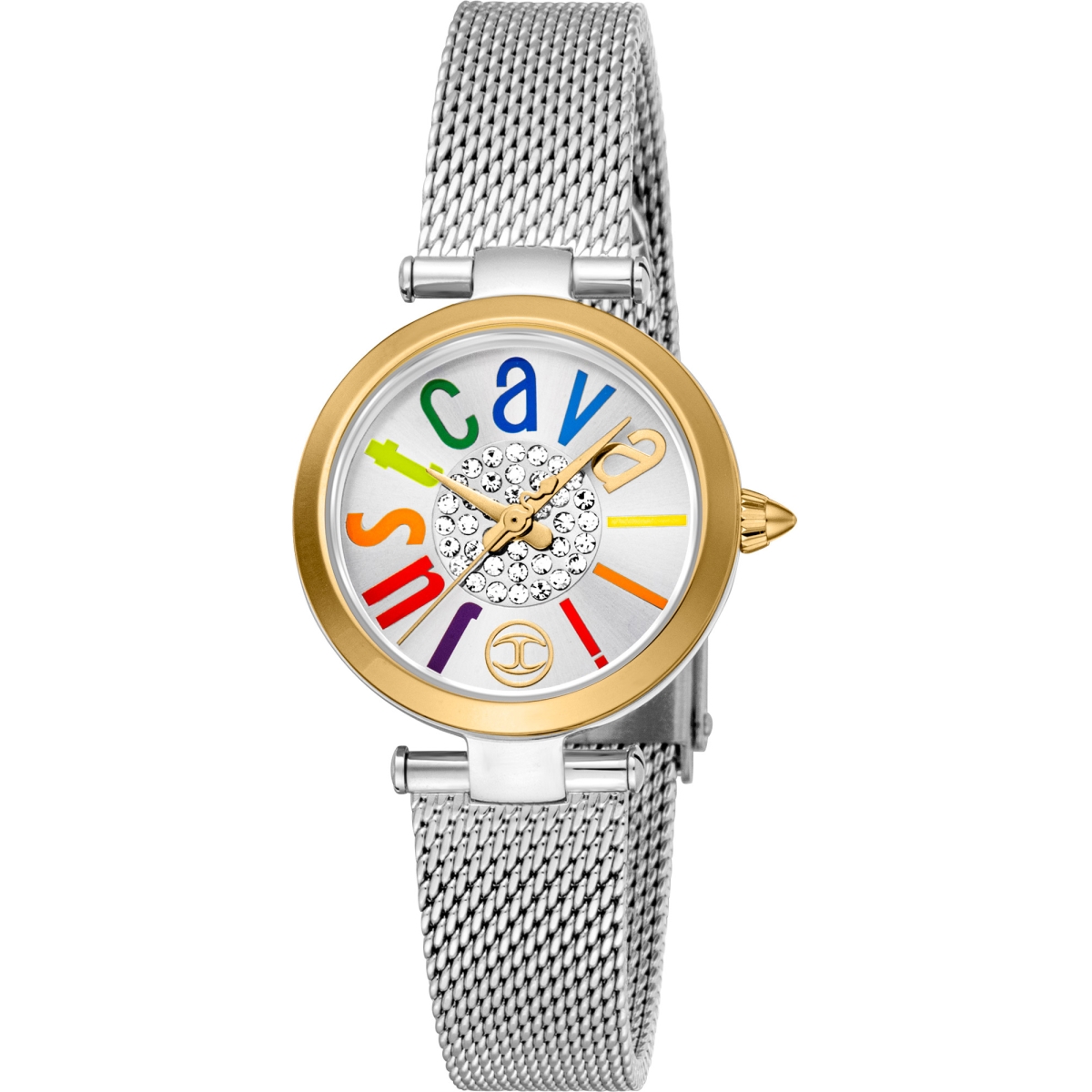 JC1L280M0075 Modena Quartz Silver Dial Round Ladies Watch - Silver Tone