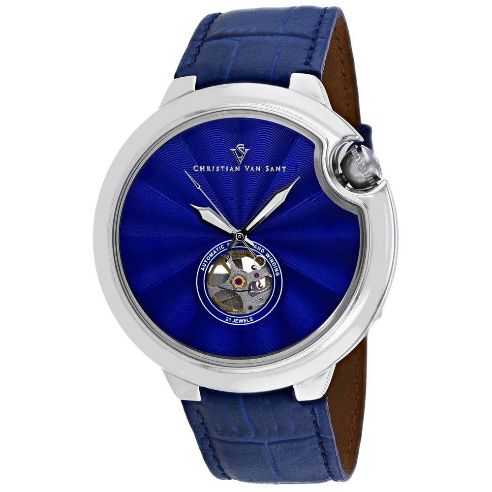 CV0140 Cyclone Automatic Blue Dial Round Mens Watch
