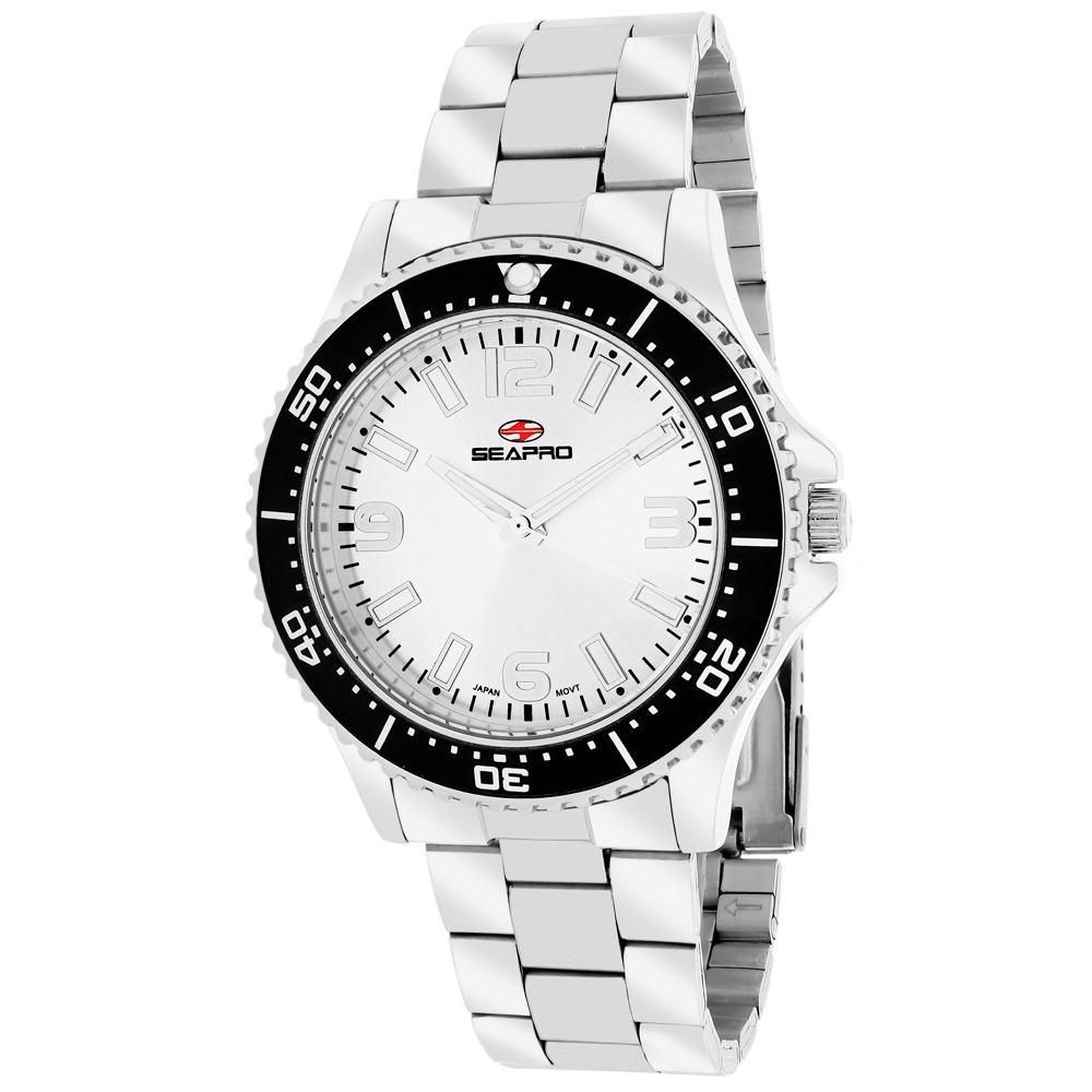 SP5410 Tideway Quartz White Dial Round Ladies Watch - Silver Tone