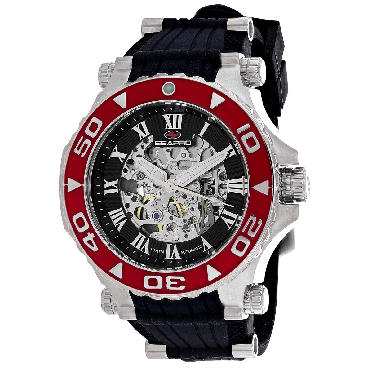 SP7751 Seaway Automatic Black Dial Round Mens Watch