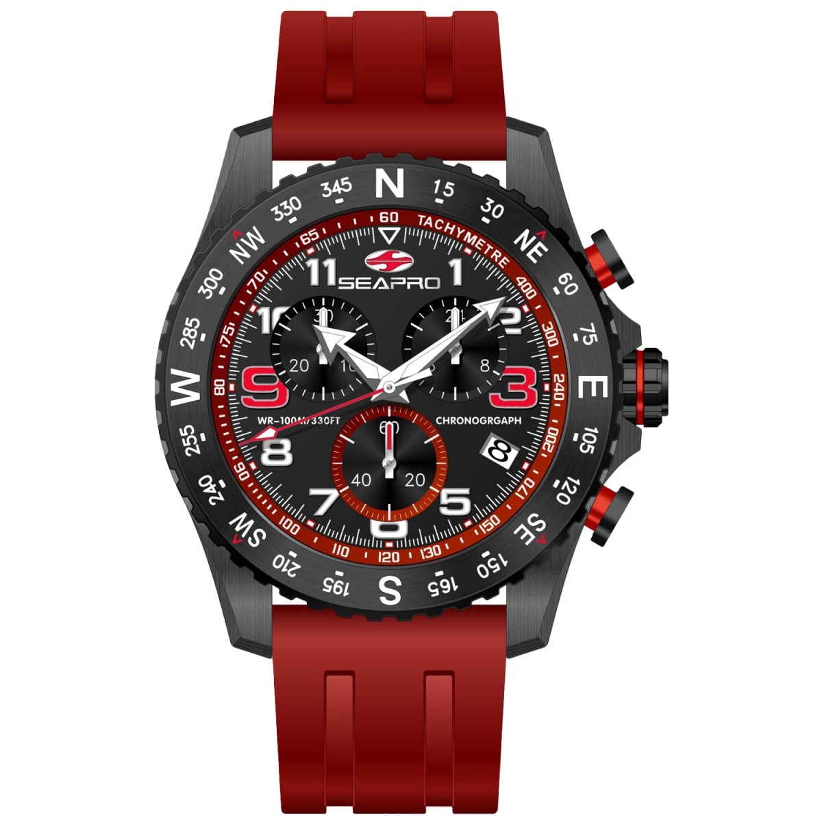 SP9732 Gallantry Quartz Black Dial Mens Watch