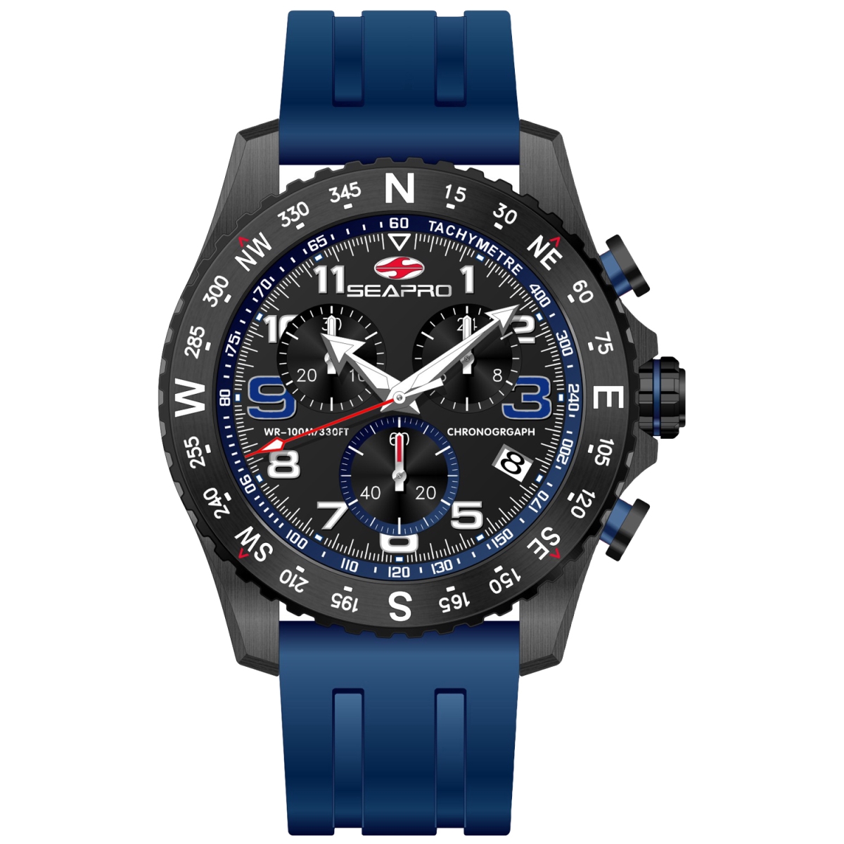 SP9733 Gallantry Quartz Black Dial Mens Watch
