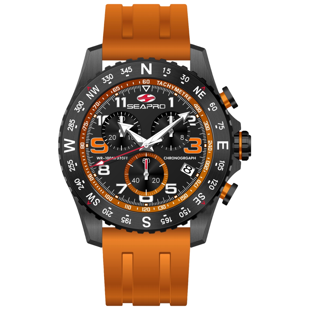 SP9734 Gallantry Quartz Black Dial Mens Watch