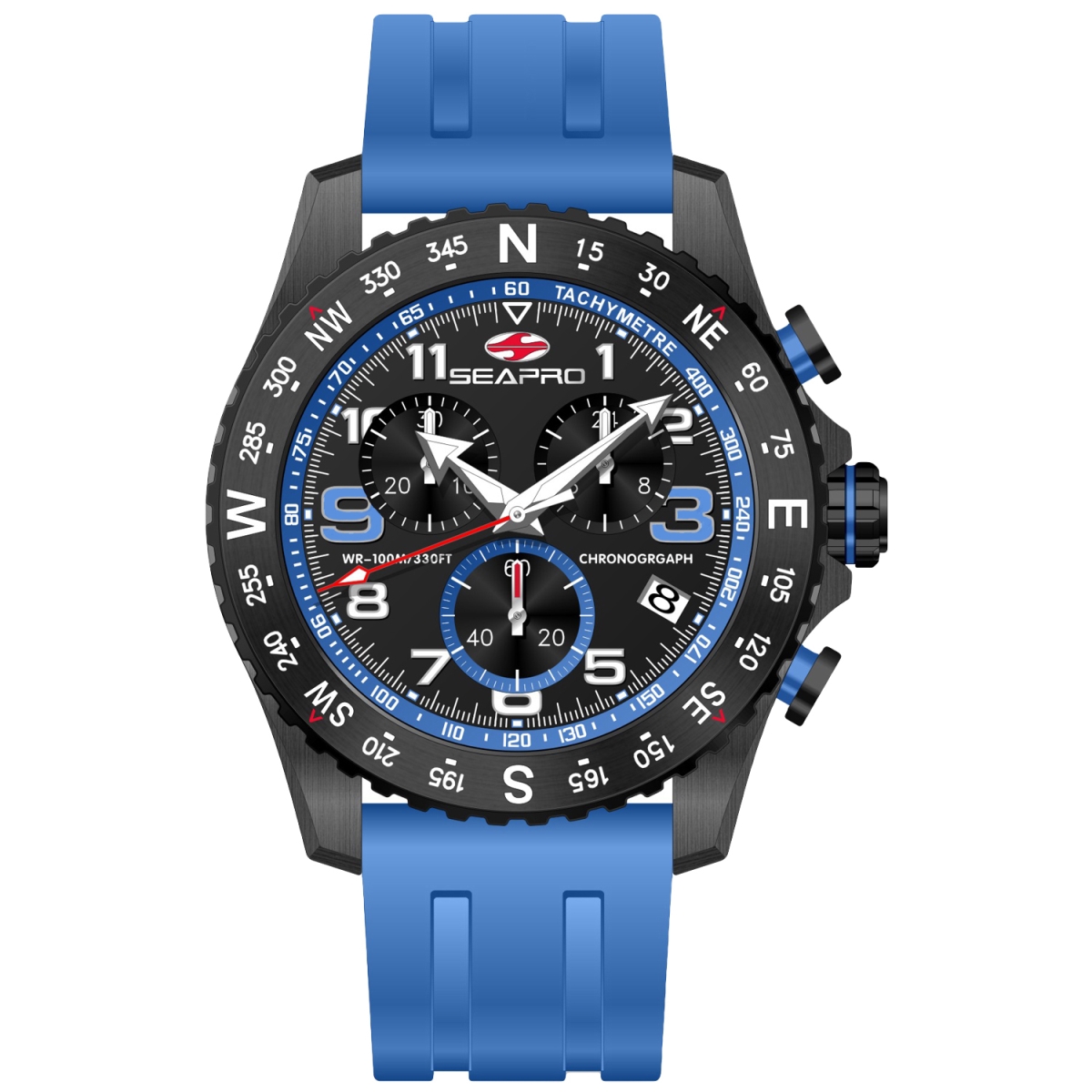 SP9735 Gallantry Quartz Black Dial Mens Watch