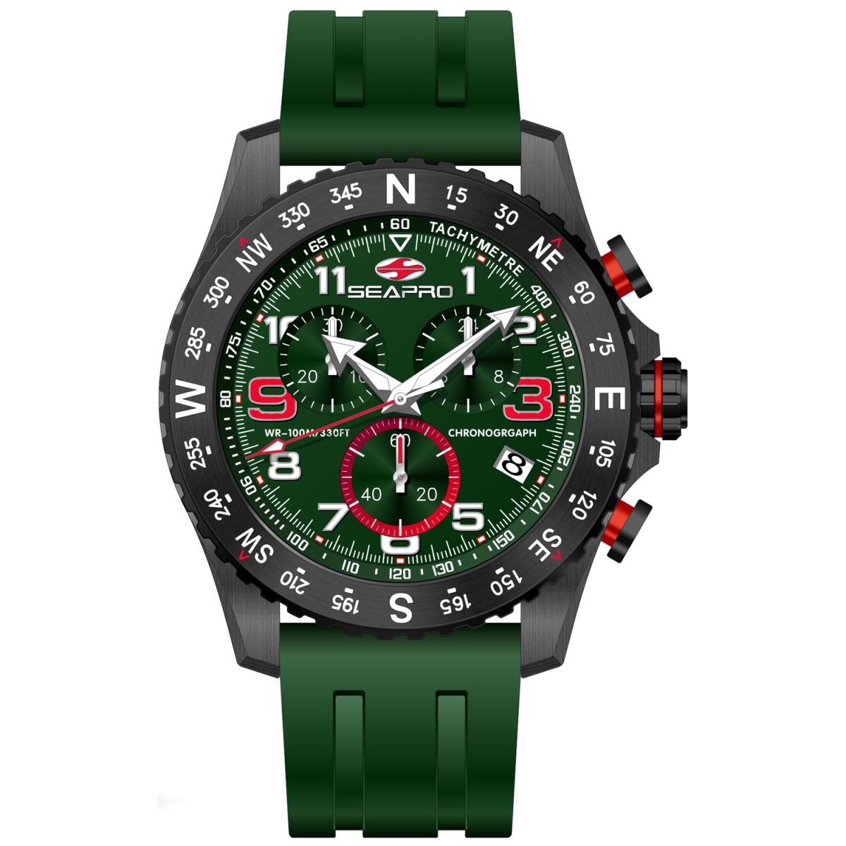 SP9736 Gallantry Quartz Green Dial Mens Watch