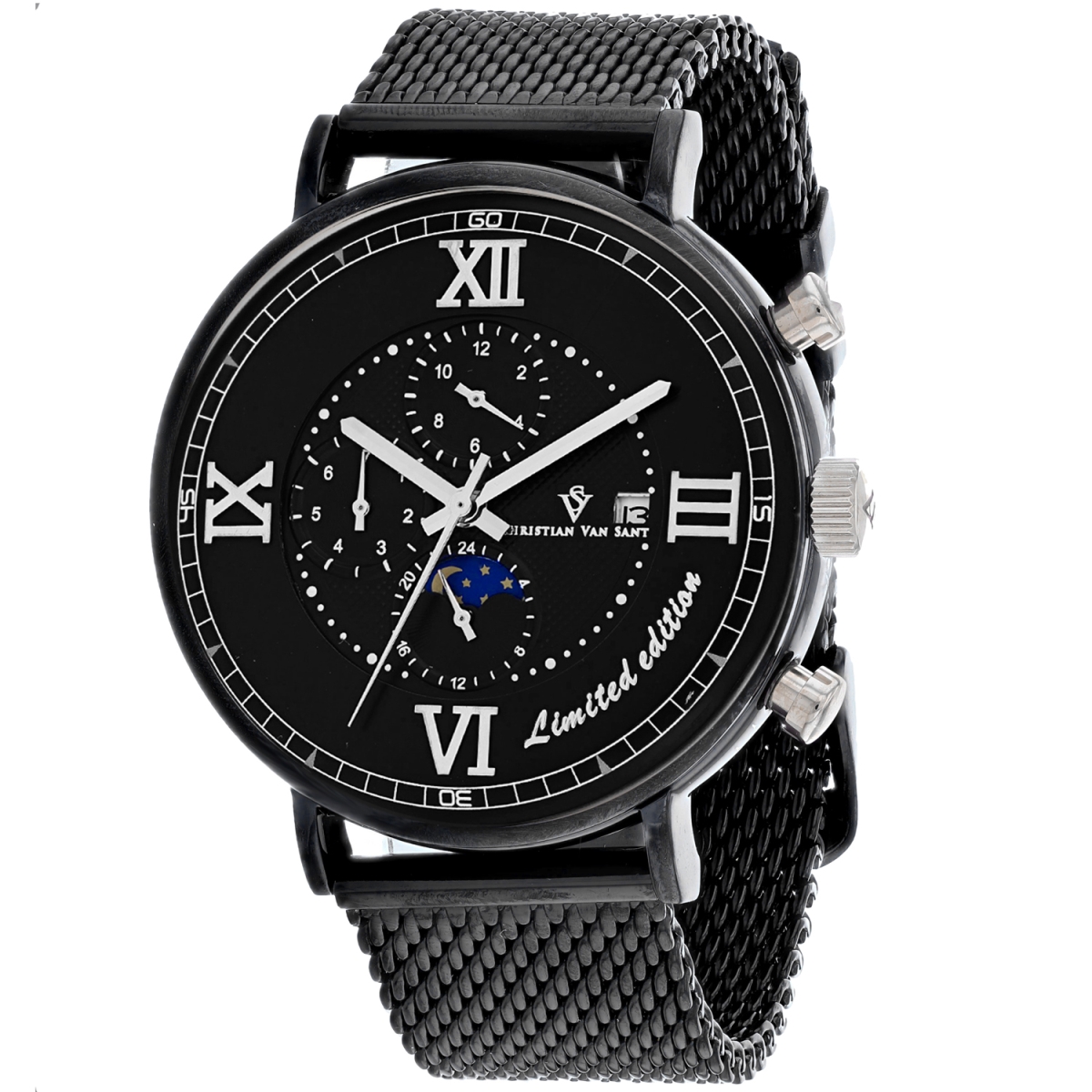 CV1159 Somptueuse LTD Automatic Black Dial Round Mens Watch