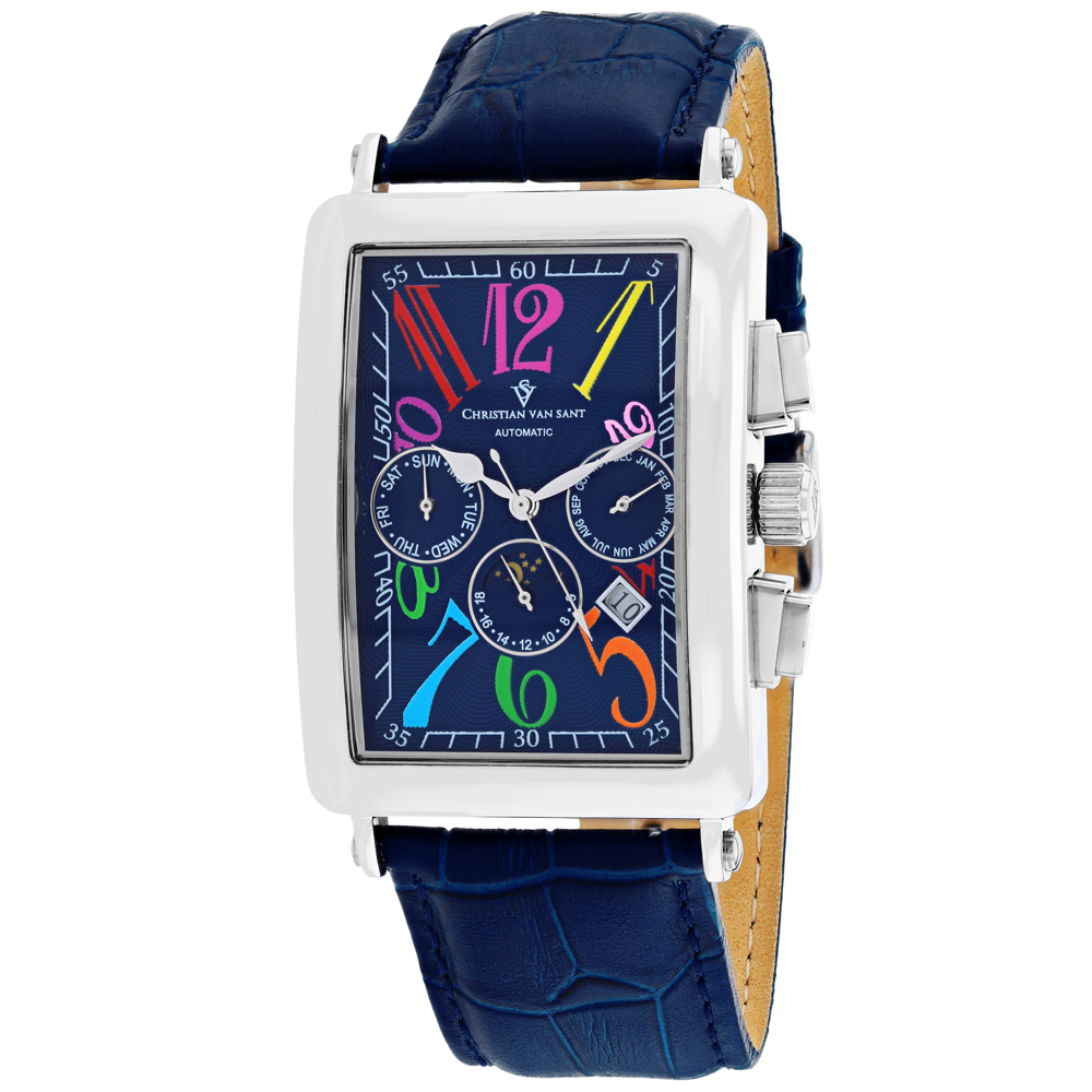 CV9133 Prodigy Automatic Blue Dial Rectangular Mens Watch