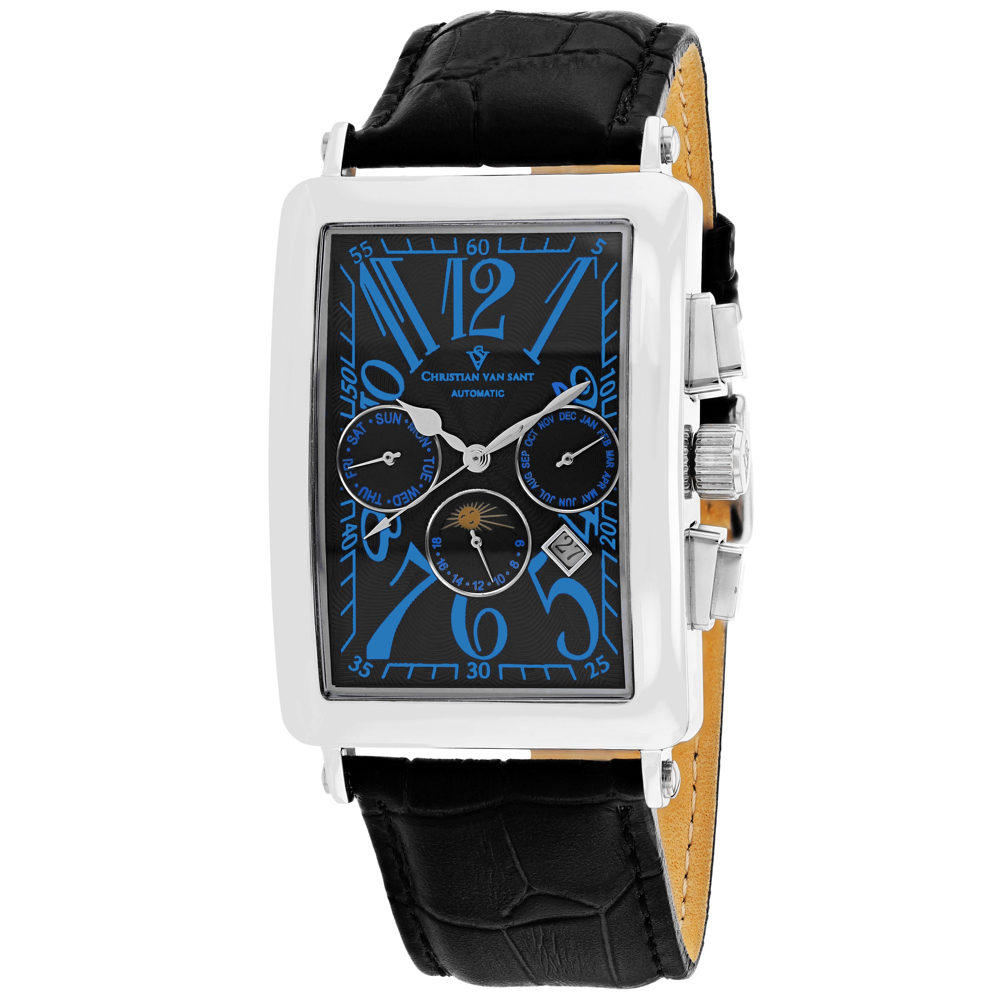 CV9135 Prodigy Automatic Black Dial Rectangular Mens Watch