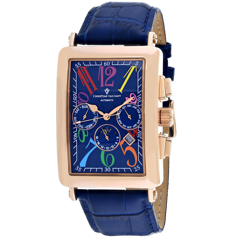 CV9144 Prodigy Automatic Blue Dial Rectangular Mens Watch