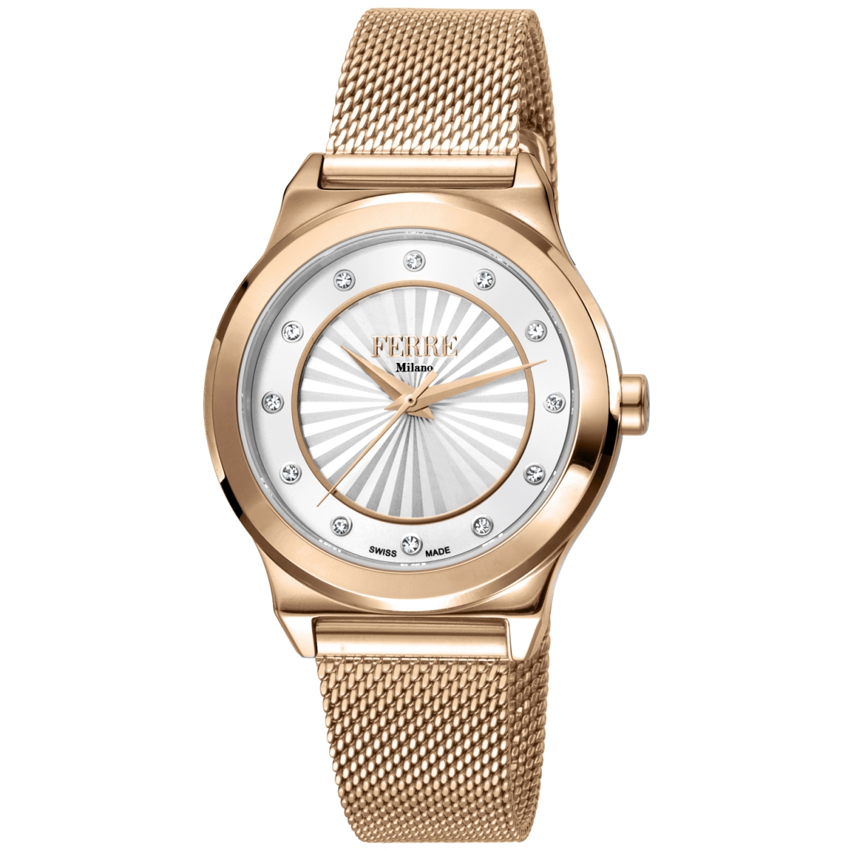 FM1L125M0261 Classic Quartz White Dial Round Ladies Watch
