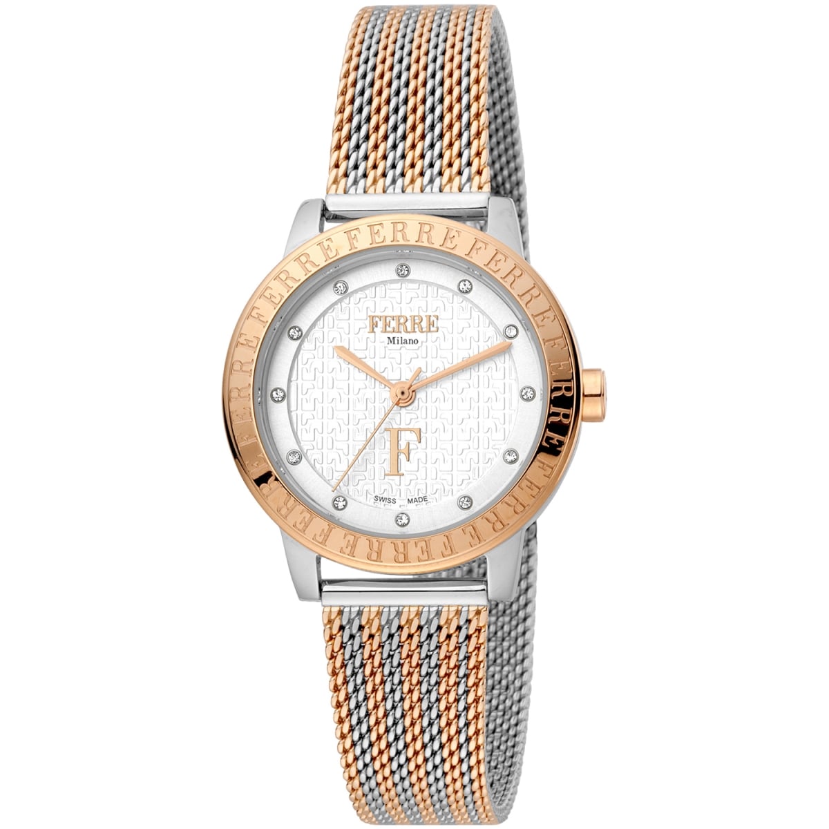 FM1L174M0091 Classic Quartz White Dial Round Ladies Watch