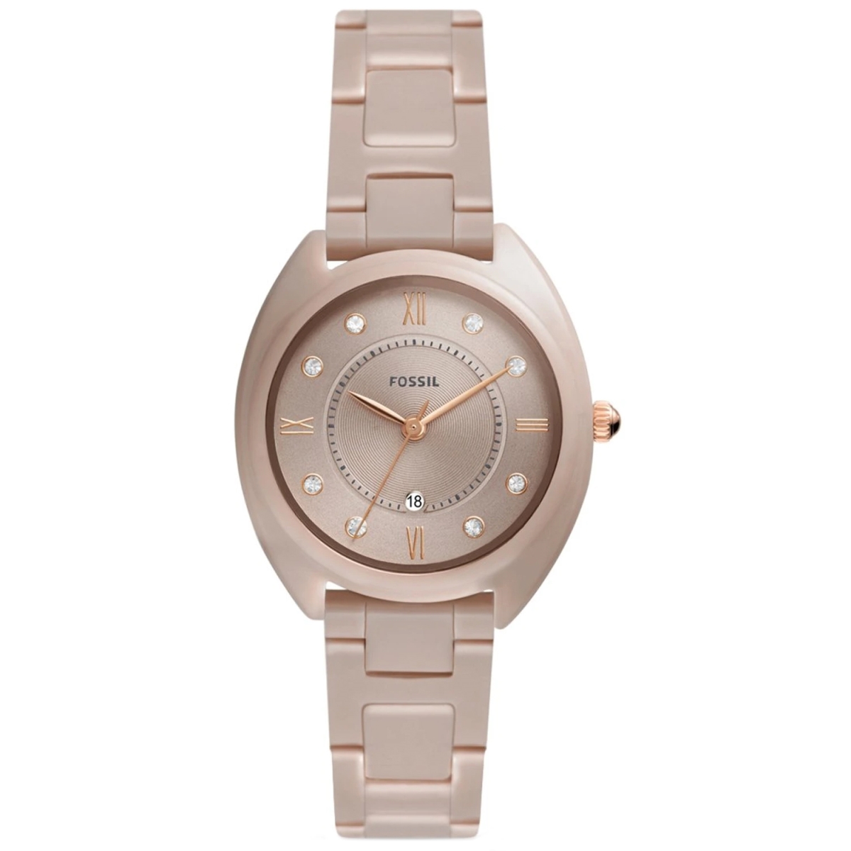 CE1110 Gabby Quartz Brown Dial Ladies Watch -  Fossil