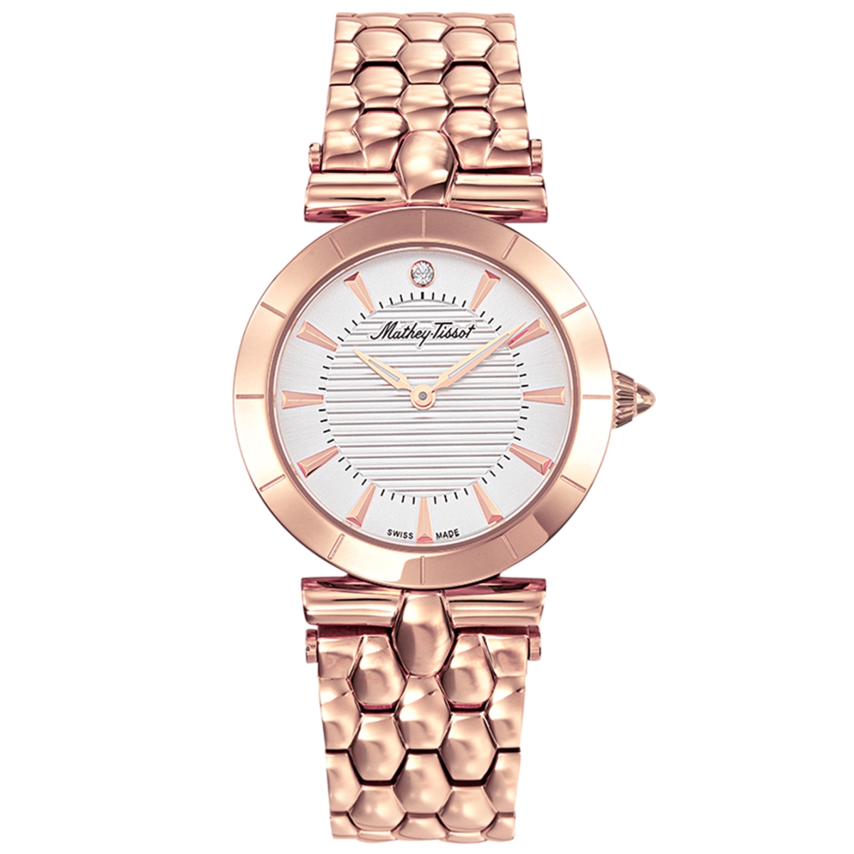 D106RI Classic Quartz Silver Dial Ladies Watch -  Mathey Tissot