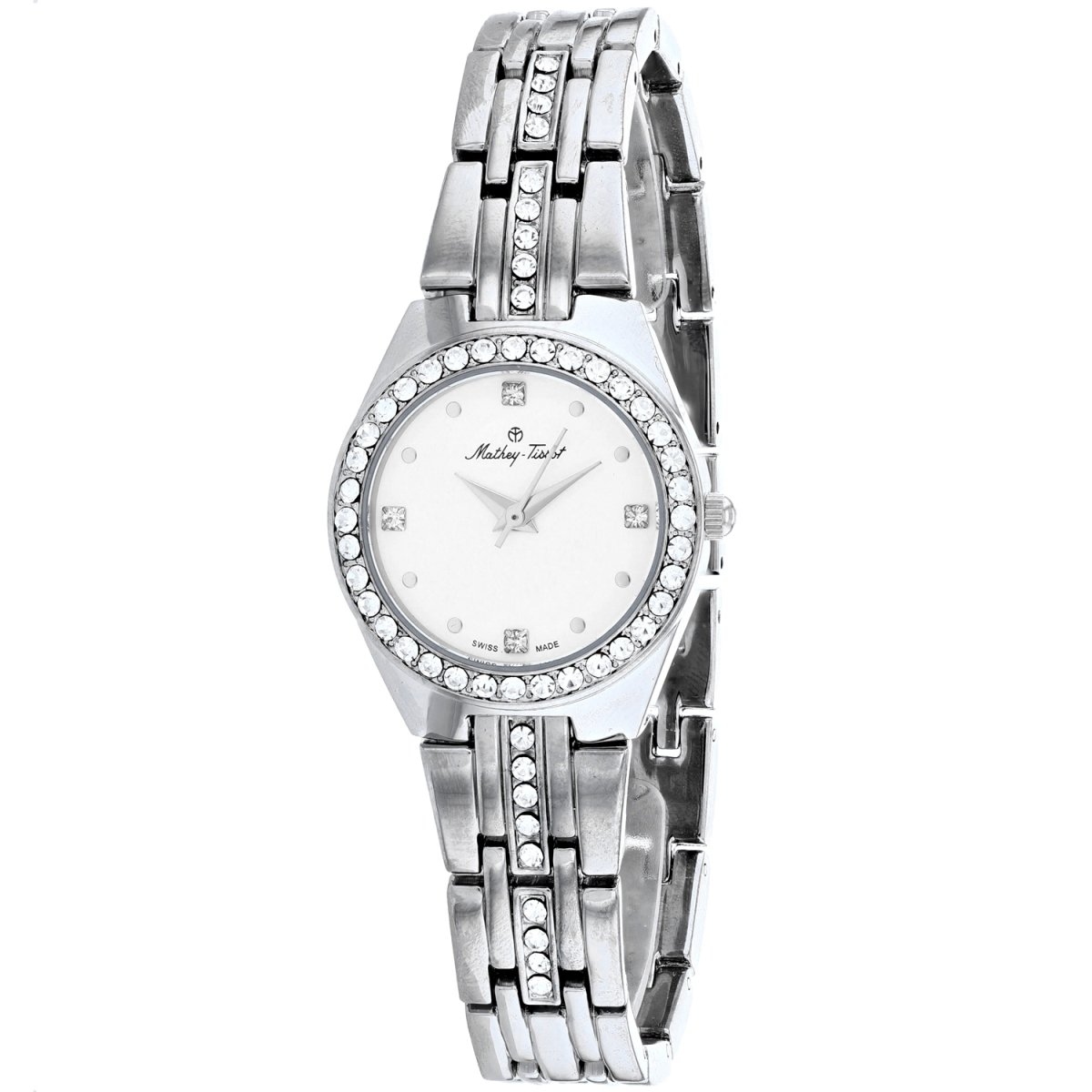 D2580AI Fleury 2581 Quartz White Dial Round Ladies Watch -  Mathey Tissot