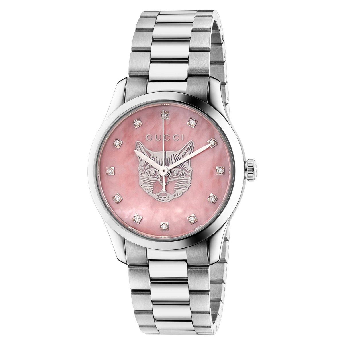 YA1265025 G-Timeless Quartz Pink Dial Ladies Watch