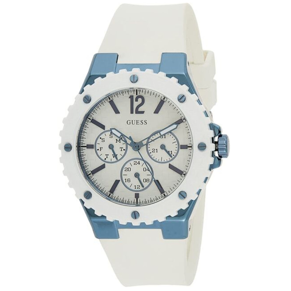 W0149L6 Overdrive Quartz White Dial Ladies Watch -  Guess