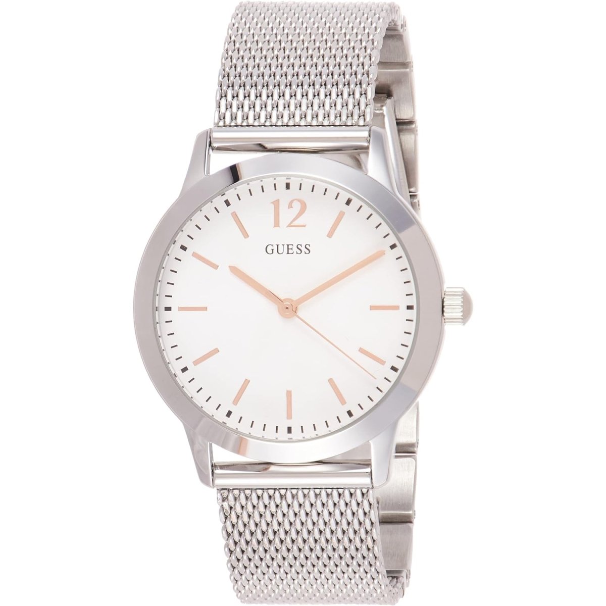 W0921G1 Classic Quartz White Dial Mens Watch -  Guess