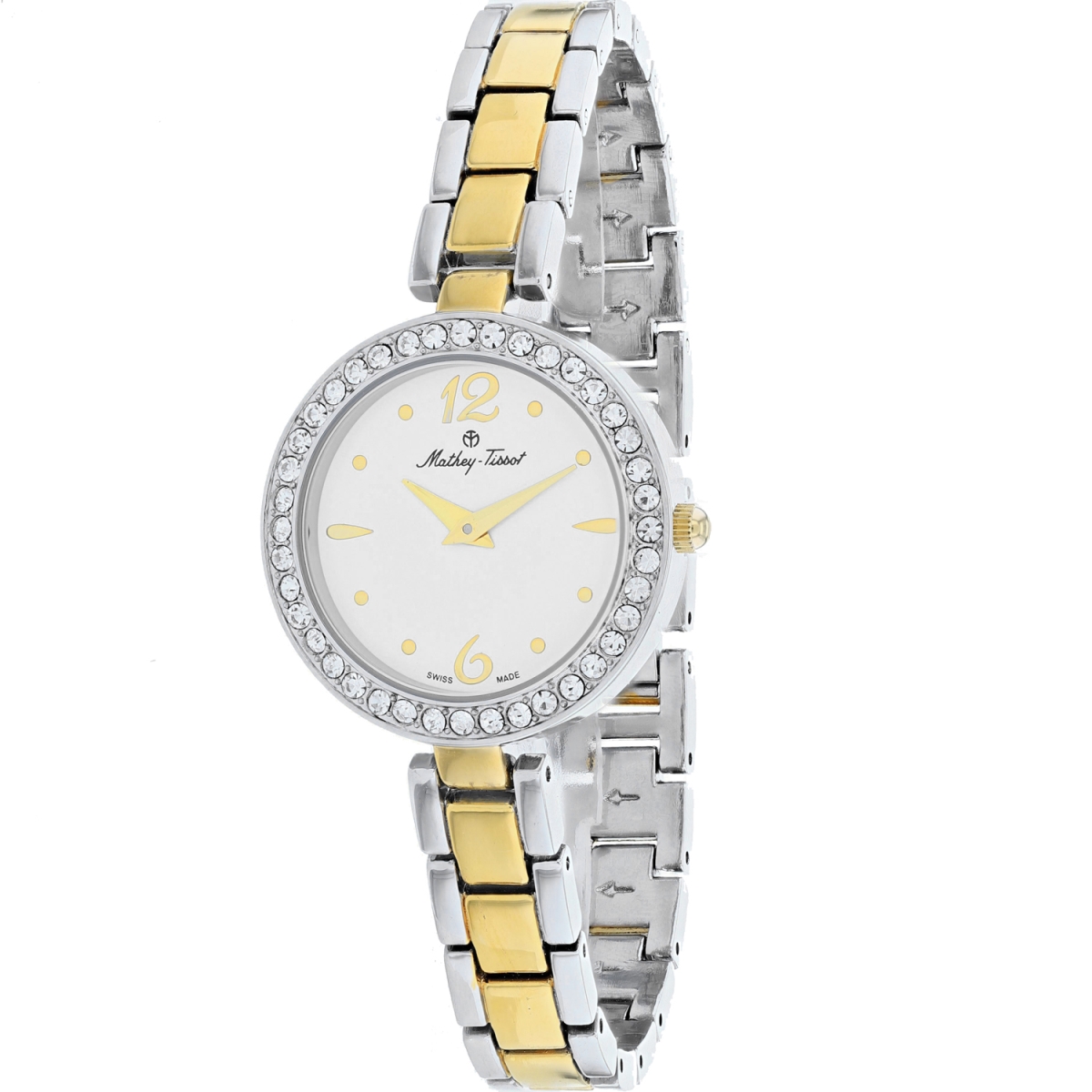 D6506BYI Fleury 6506 Quartz White Dial Round Ladies Watch -  Mathey Tissot