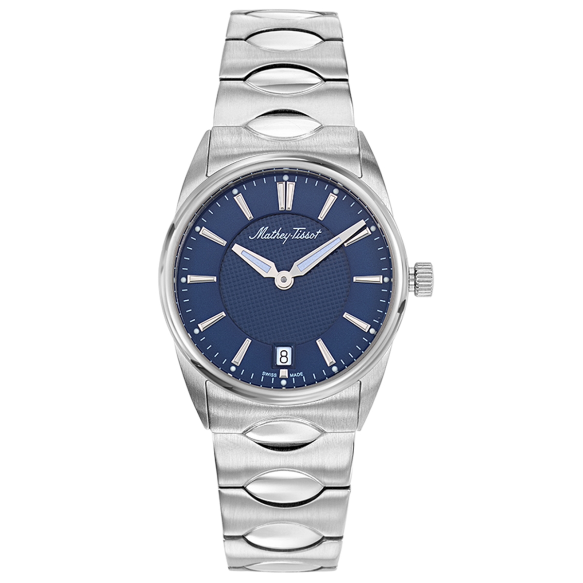 D791ABU Classic Quartz Blue Dial Ladies Watch -  Mathey Tissot