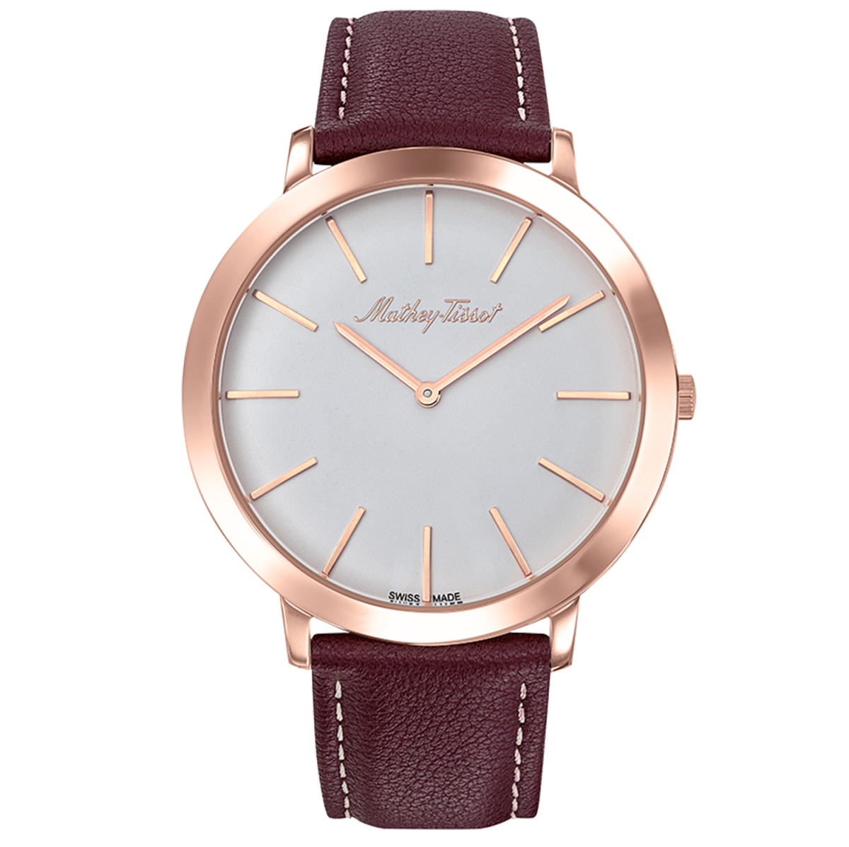 H7915PI Darius Quartz White Dial Round Mens Watch
