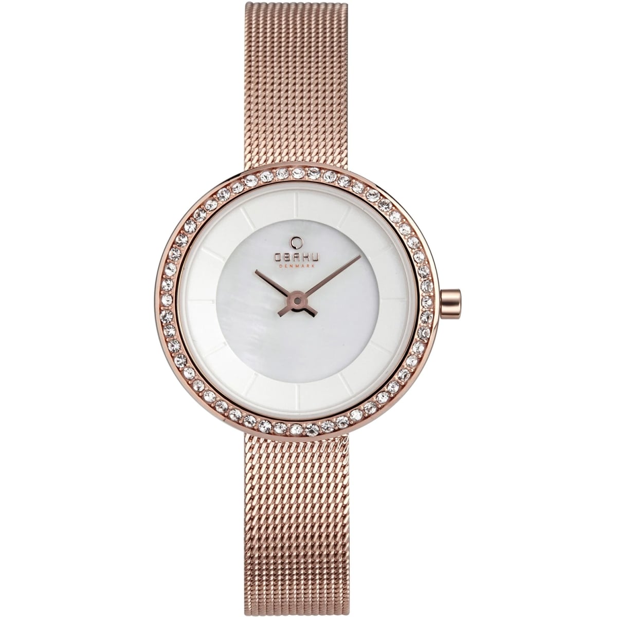 V146LEVWMV Denmark Quartz White Dial Ladies Watch