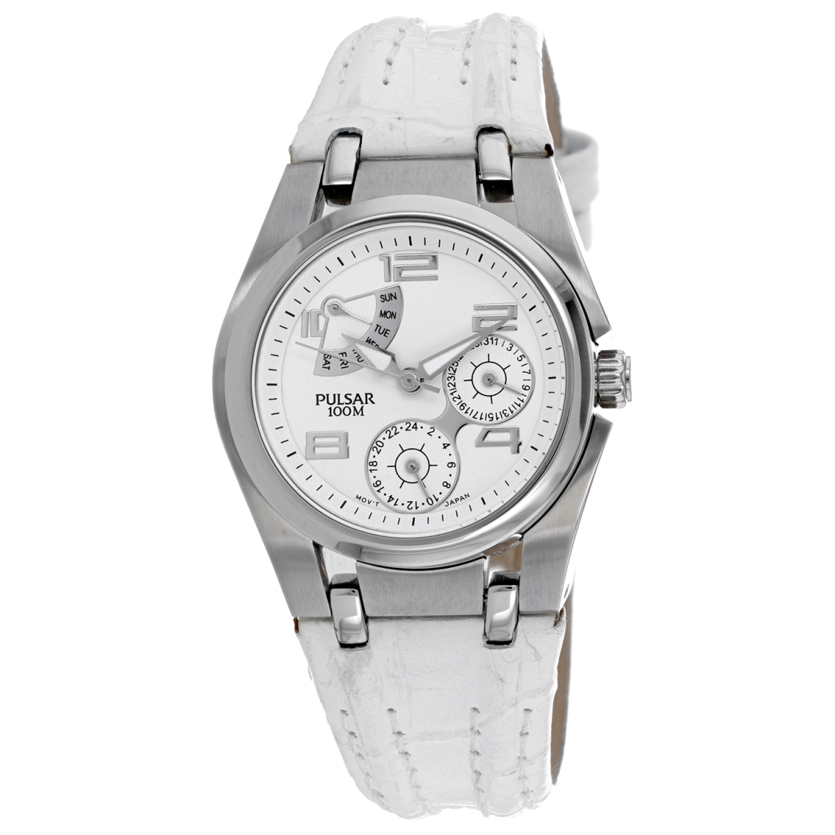 PP2005X1 Classic Quartz White Dial Ladies Watch -  Pulsar