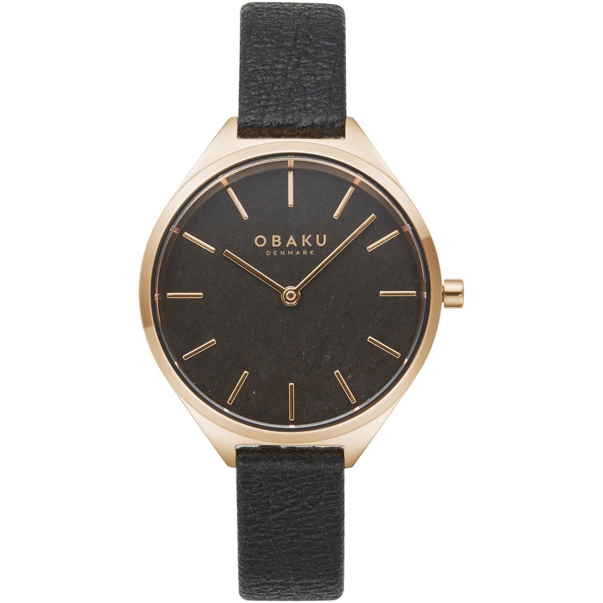 V257LHVNRB Kaffe Quartz Black Dial Ladies Watch