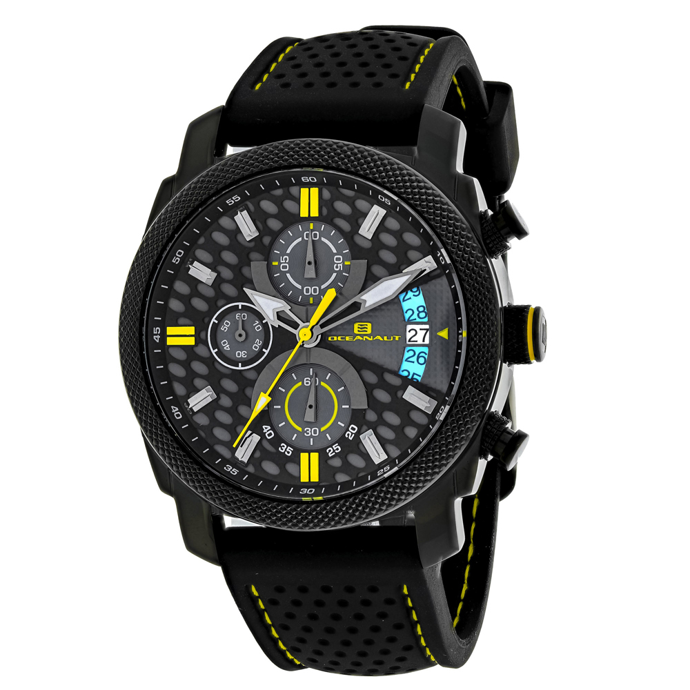 OC2322 Kryptonite Quartz Black & Grey Dial Round Mens Watch - Black -  Oceanaut