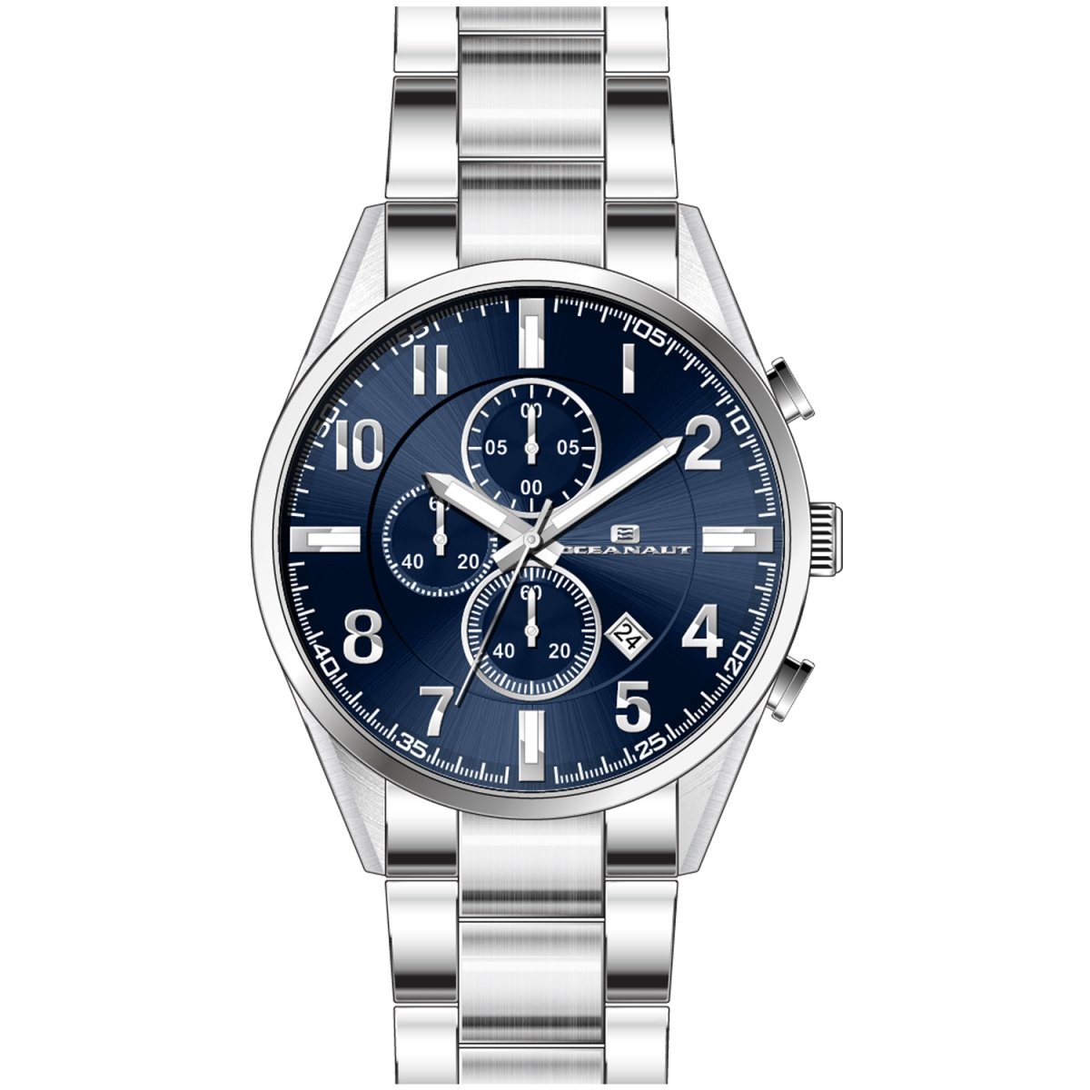 OC5852 Escapade Quartz Blue Dial Round Mens Watch -  Oceanaut