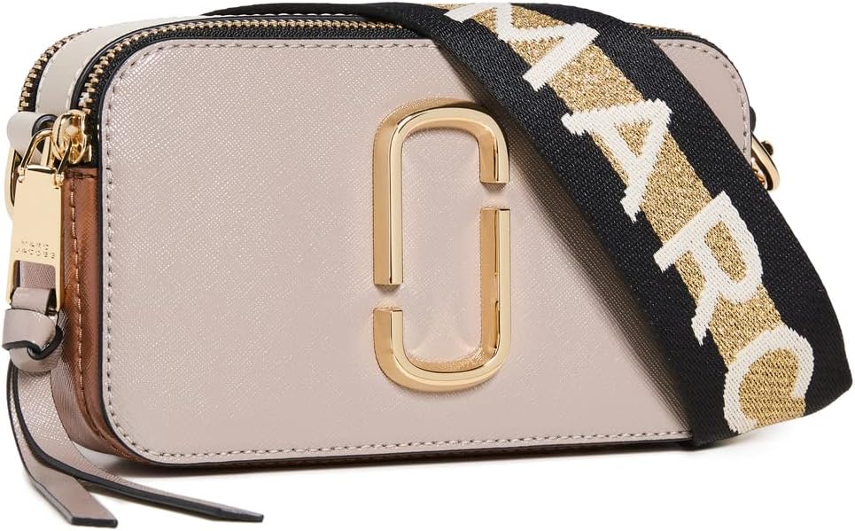 Picture of Marc Jacobs M0014146-056 The Snapshot Small Camera Bag&#44; Cement & Multi Color