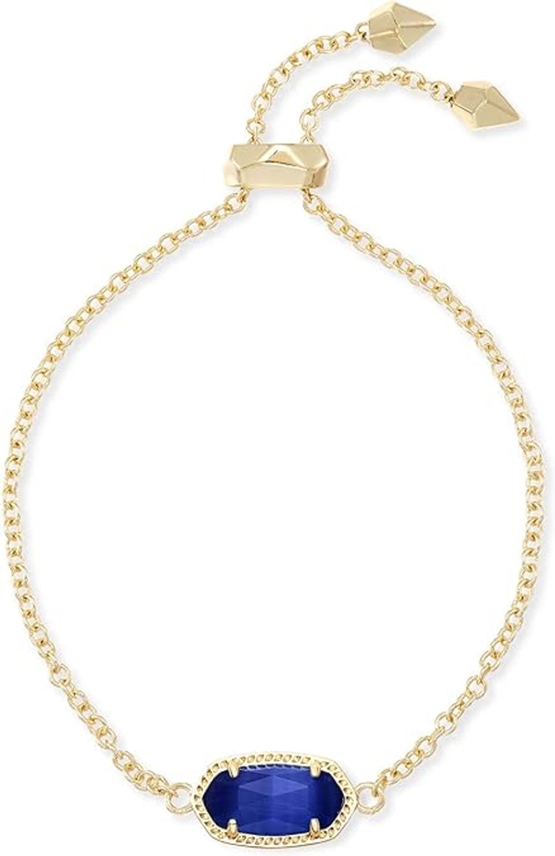 4217715314 Elaina Gold Chain Bracelet - Navy