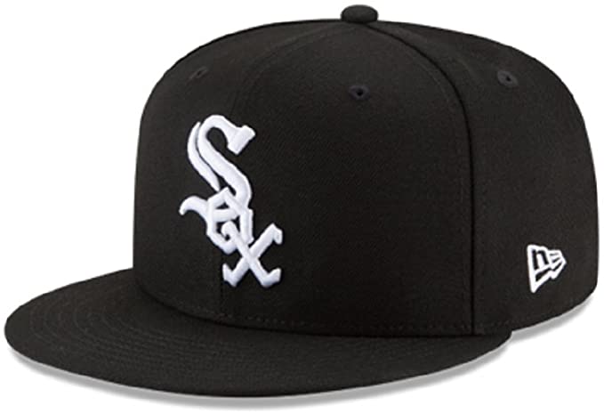Era 11591070 MLB Basic Snap 950 Chicago Whitesox 9Fifty Snapback Cap, Black & White